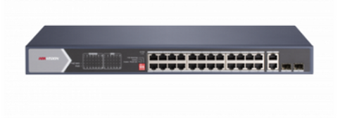 28-Port Switch 370W 20-GB-POE 4-GB-HiPoE 2-RJ45 2-SFP Rack