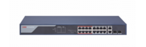 16-Port 100MBPS 230W Smart POE 2-1000Mbps RJ45 300m transmis