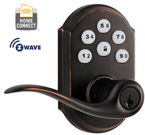 SmartCode 912 Z-Wave 500 Lever Venetian Bronze