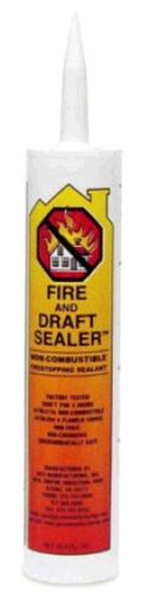 FIRE/DRAFT CAULK  SEALER 2KF 4H 10.5OZ TUBE RED