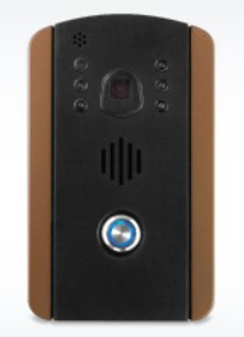 Smart Door Video Intercom Stand Alone MtngBkt RoseGold-Black