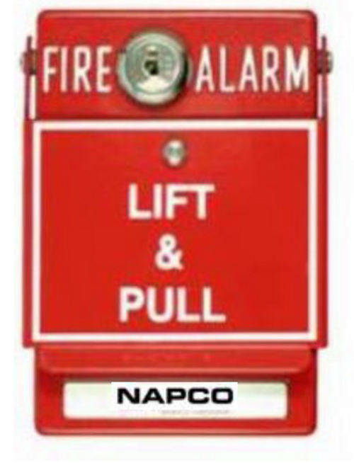 FWC-FSLC-PULL2K Dual Action Addressable SLC Fire Pull Station Key Reset