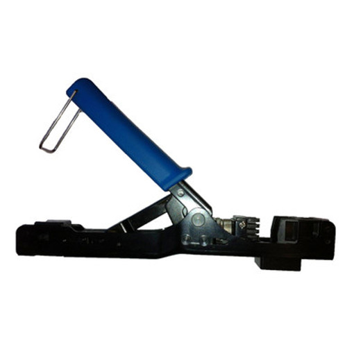 CRIMP TOOL RJ45 AND SLIM-STYLE 90 DEGREE KEYSTONE JACKS
