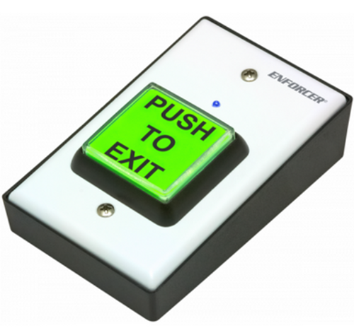 Desktop 2" Sqre PushToExit Wireless Xmit 315MhZ Gn/SS