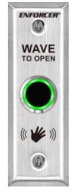 Mullion FlushMnt OD No-Touch REX SPST-1.2A AdjTimer 12/24 SS