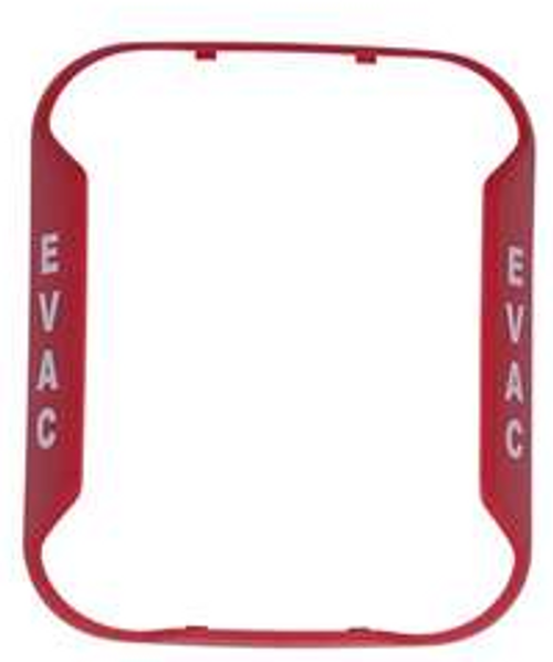 System Sensor BZGR-EV Red Compact Wall Red Bezel Kit Evac