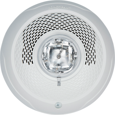 White Ceiling Mount Speaker Strobe Plain