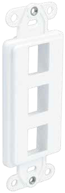 3-Port Decora Insert Wh