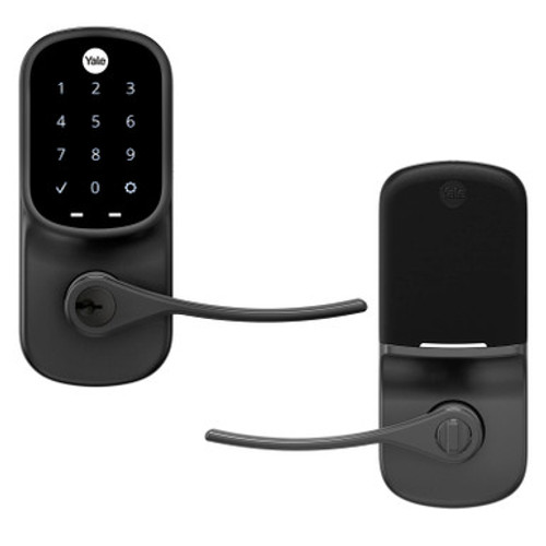 Yale Assure Lever Touchscreen with Z-Wave Plus Black Suede