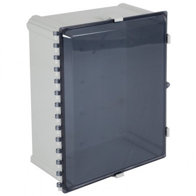 Outdoor Lockable Polycarbonate Enclosure, 16x14x9, Tinted