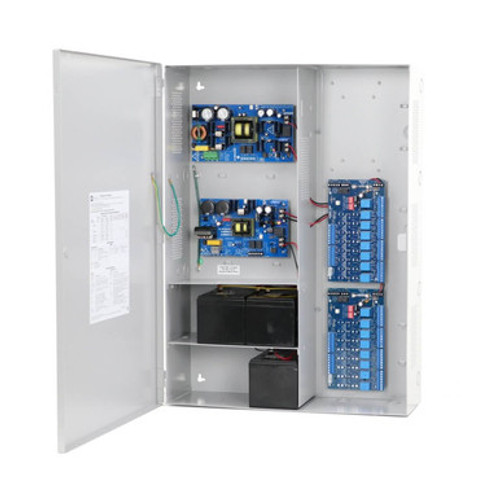 Access Power Controller w/ Power Supply/Chargers, 16 Fused Relay Outputs, 1 P/S 24VDC @ 9.7A & 1 P/S 12VDC @ 9.5A, 115VAC, BC800 Enclosure