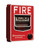 Fire-Lite BG-12LOB Dual-Action Pull Station w/SPST NO Switch, Key Lock, Outdoor Use Listing, Backbox