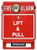 Conventional  Pull Station, dual action hex wrench reset