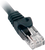 Patch Cable Cat5e 1' Snagless Bk