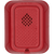 Red Wall Chime Plain