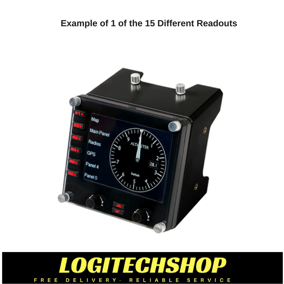 Logitech G Flight Simulator Instrument Panel | Logitechshop