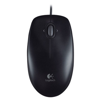 Logitech M100R Wired Mouse Black