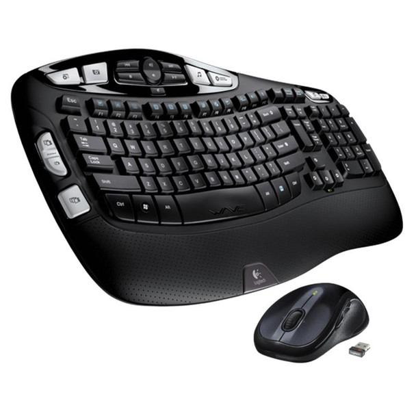 Logitech MK550 Comfort Wave Wireless Keyboard & Mouse Combo 