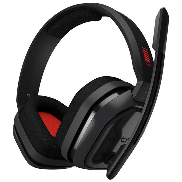 ASTRO Gaming A10 Wired Headset PC/Mac/Xbox One/PS4/Mobile- Grey/Red