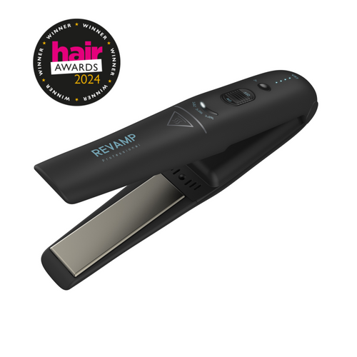 Progloss Liberate Cordless Compact Hair Straightener - Rechargeable with Long Lasting Battery - Revamp Professional