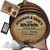 Personalized American Oak Bourbon Aging Barrel (062) - Custom Engraved Barrel From Skeeter's Reserve Outlaw Gear™ - MADE BY American Oak Barrel™ - (Natural Oak, Black Hoops)