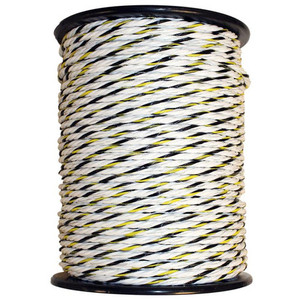 1/4in Electric Fence Poly Rope, 656ft 1/4in Electric Fence Poly Rope, 656ft