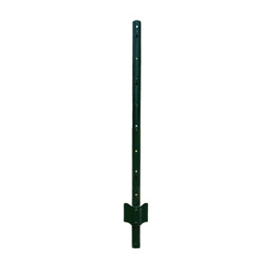 4ft Green Steel U-Post with Anchor Plate 4ft Green Steel U-Post with Anchor Plate