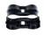 Galvanized Steel Saddle Clamp 1 3/8in - Black w/Hardware