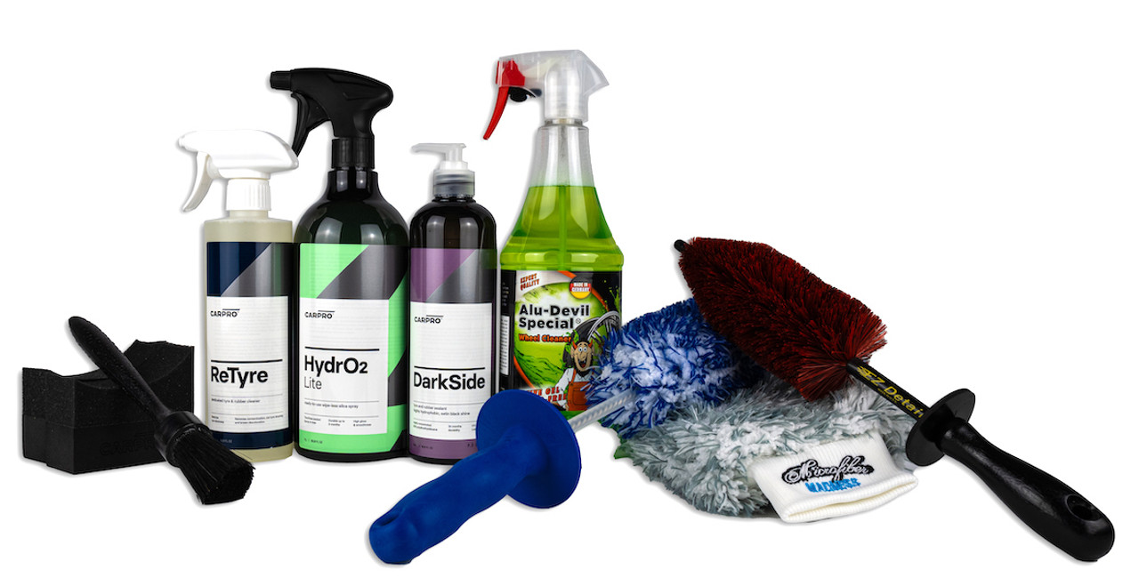 Car Wheel Brush Cleaning Kit