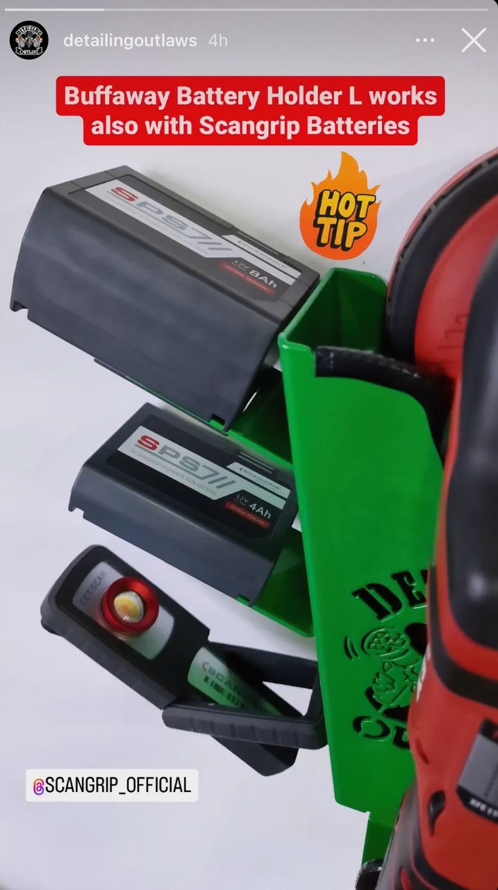 Detailing Outlaws Buffaway Polisher Rack - Skys The Limit Detailing Outlaws Buffaway Polisher Rack - Skys The Limit