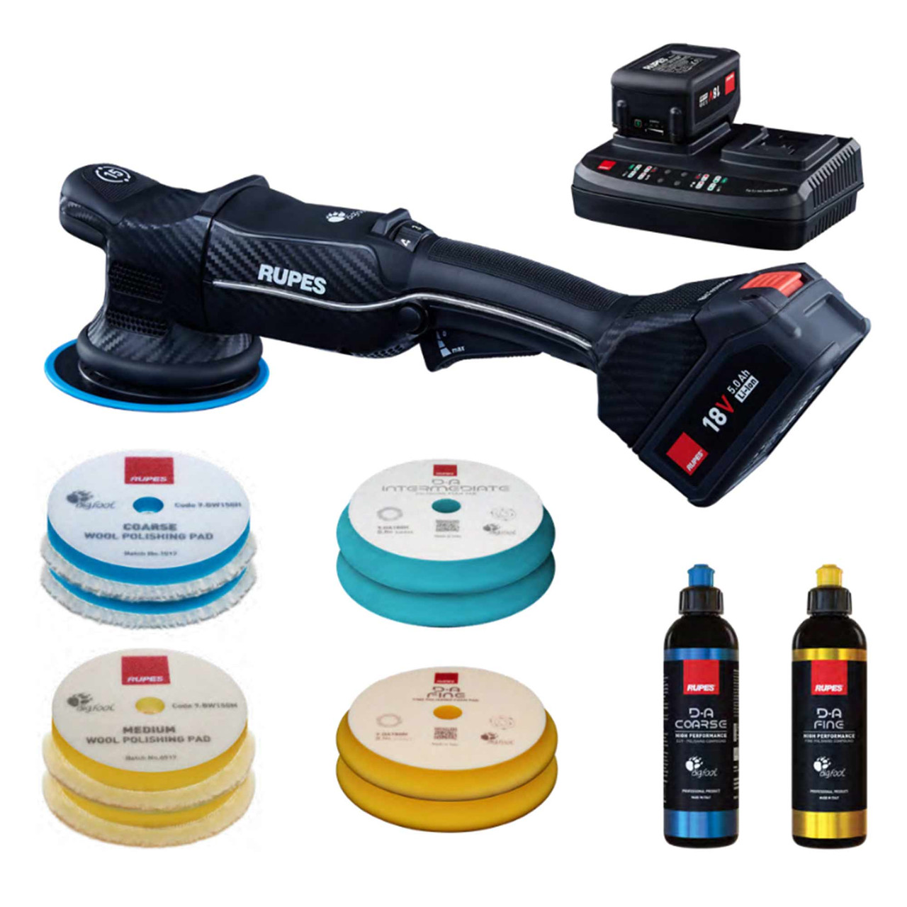 RUPES BigFoot iBrid HLR15 Basic Kit | Sky's The Limit Car Care