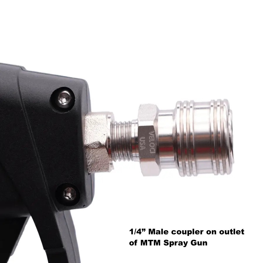 PRIMA Stainless Steel Quick Connects for MTM SGS28 Spray Gun