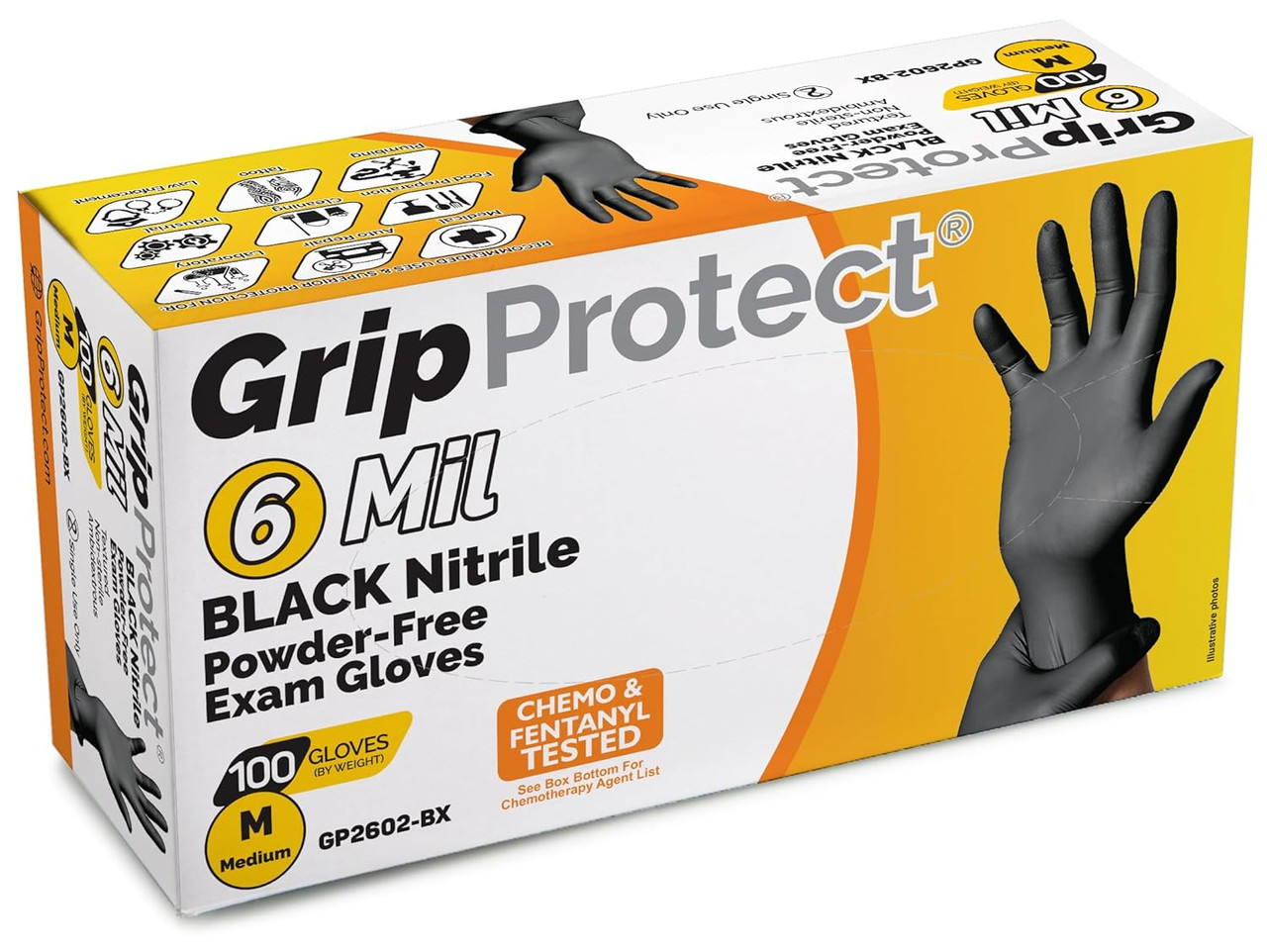 GripProtect 6 Mil Nitrile Gloves - Skys The Limit Car Care