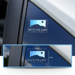 STL Sticker on window