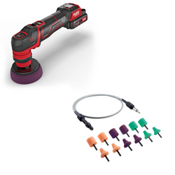 Flex PXE 80 Cordless Nano Polisher & FS -140 Flexible Shaft Bundle