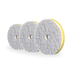 RUPES DA Fine Yellow Microfiber Polishing Pad Trio
