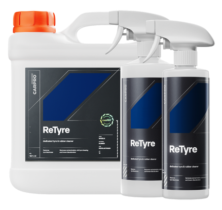 CARPRO ReTyre Tire & Rubber Cleaner 500ml , 1 liter and gallon