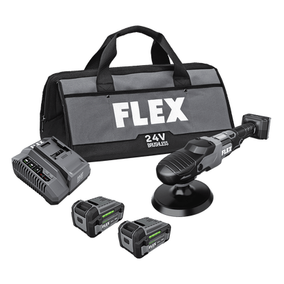 Flex 24V Cordless Rotary Polisher Kit FX3311-2C