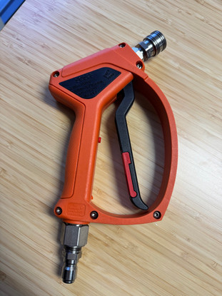 CLEARANCE - MTM Hydro SGS28 ORANGE Spray Gun w/ PRIMA QC Fittings - SEE DESCRIPTION
