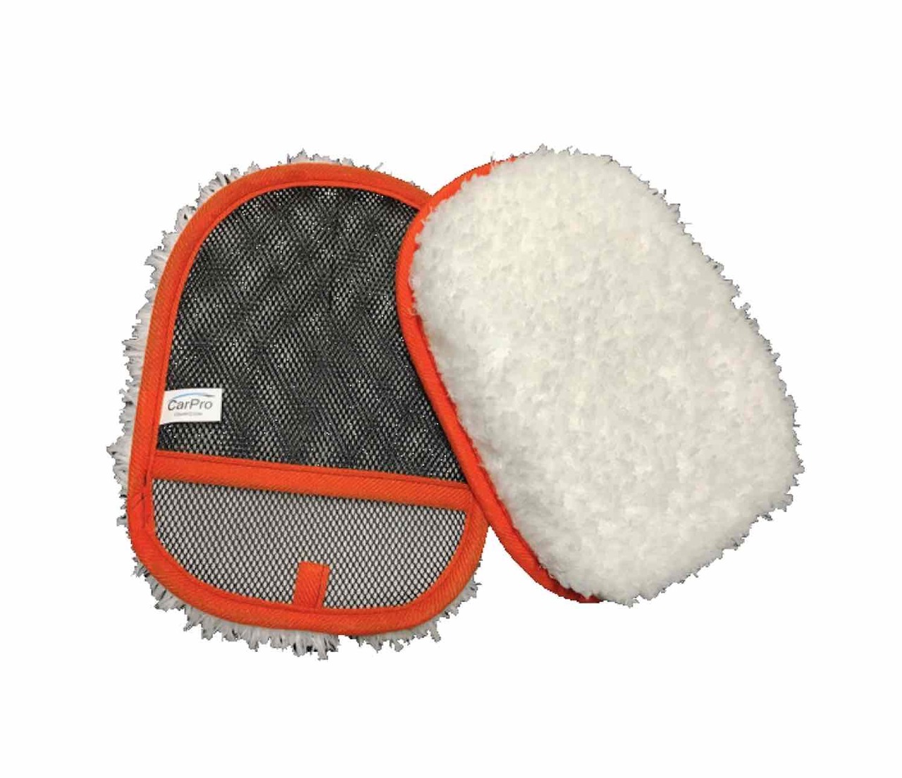 Double Stitched Microfiber Mitten By Raverra Set of 2 Mitts Car Wash Mitt