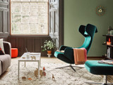 Limited Edition Grand Repos Lounge Chair  – Nobile Velour Fabric