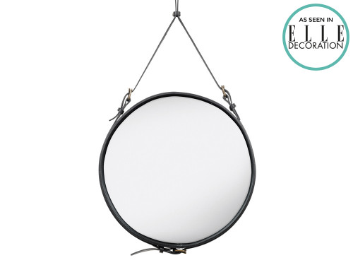 Gubi Adnet Circular Mirror by Jacques Adnet