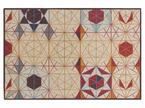 GAN Hexa Rectangular Kilim Rug by Enblanc