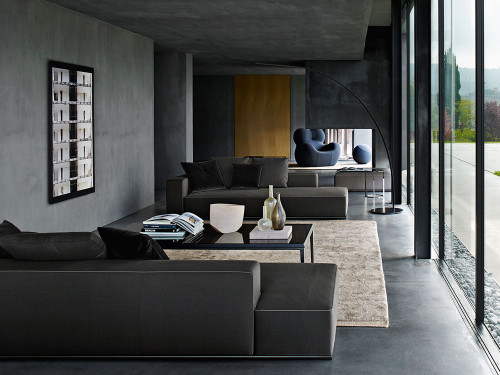 B&B Italia Andy '13 Sofa with Chaise by Paolo Piva