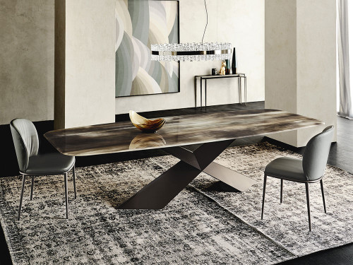 Cattelan Italia Tyron Crystalart Dining Table by Paolo Cattelan 