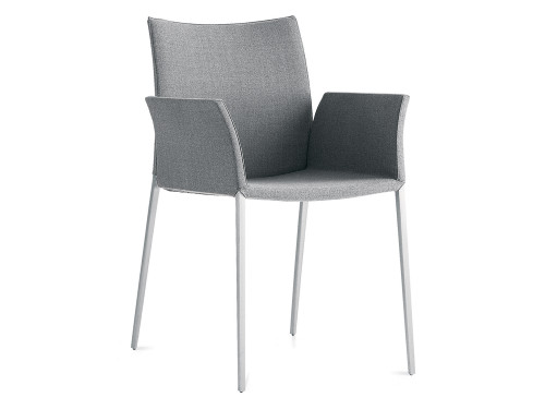 Zanotta Lia Dining Chair with Arms by Roberto Barbieri