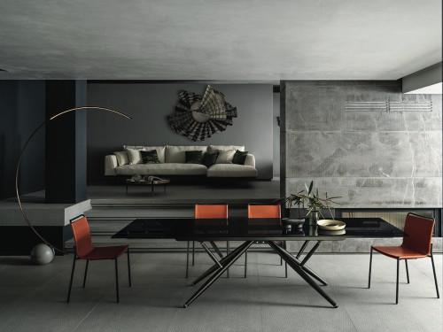 Bontempi Casa Bridge Extendible Dining Table by R&D Bontempi