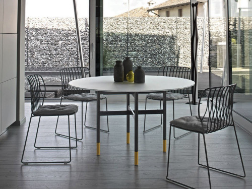 Bontempi Casa Glamour Round Dining Table 