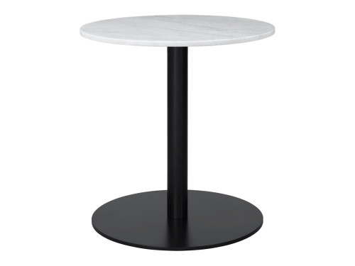 Gubi 1.0 Round Lounge Table - Black Base - Quickship