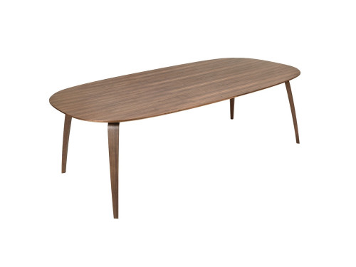 Gubi Elliptical Dining Table by Komplot Design - Wood